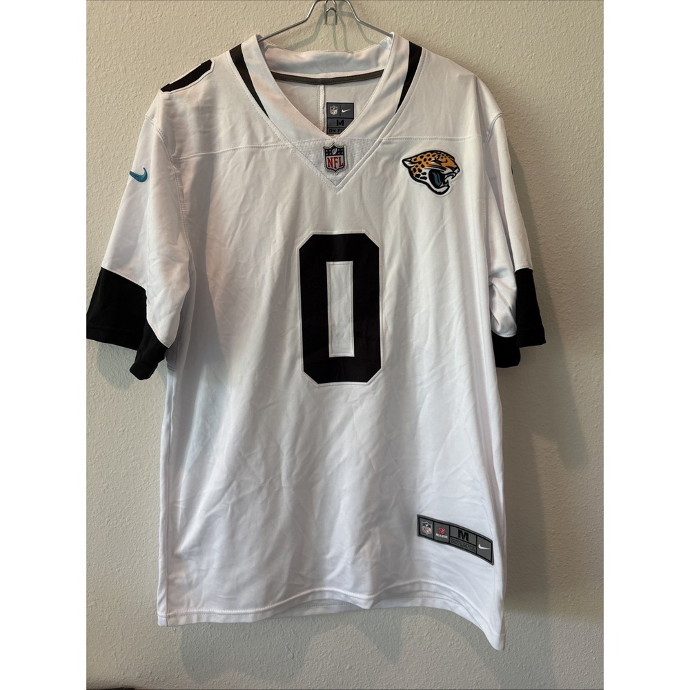 Jacksonville Jaguars Jersey Mens Medium White Nike Dir Fit NFL Football